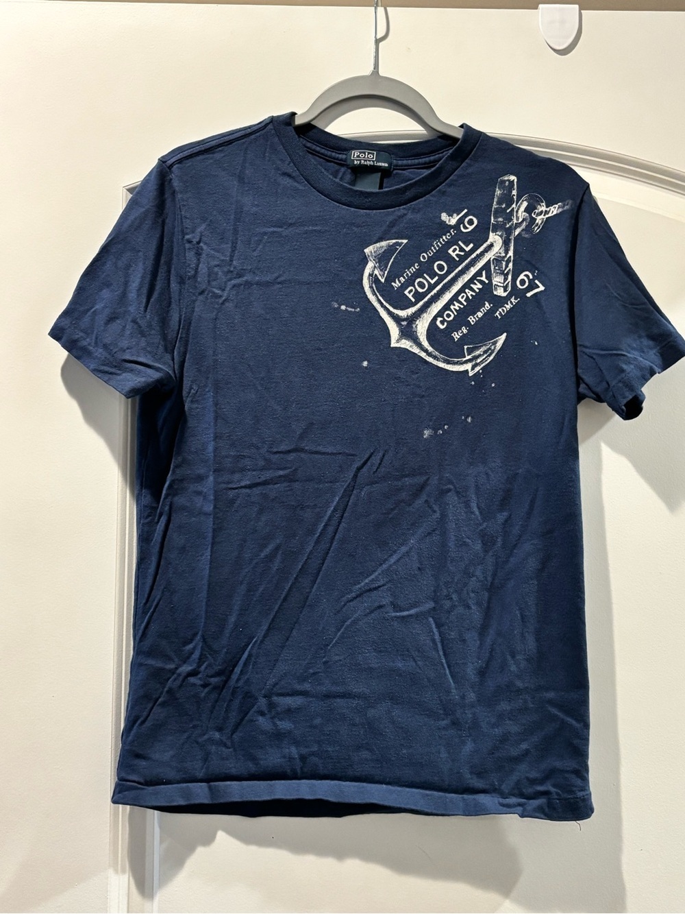 Polo by Ralph Lauren Navy Long-Sleeve Graphic Tee